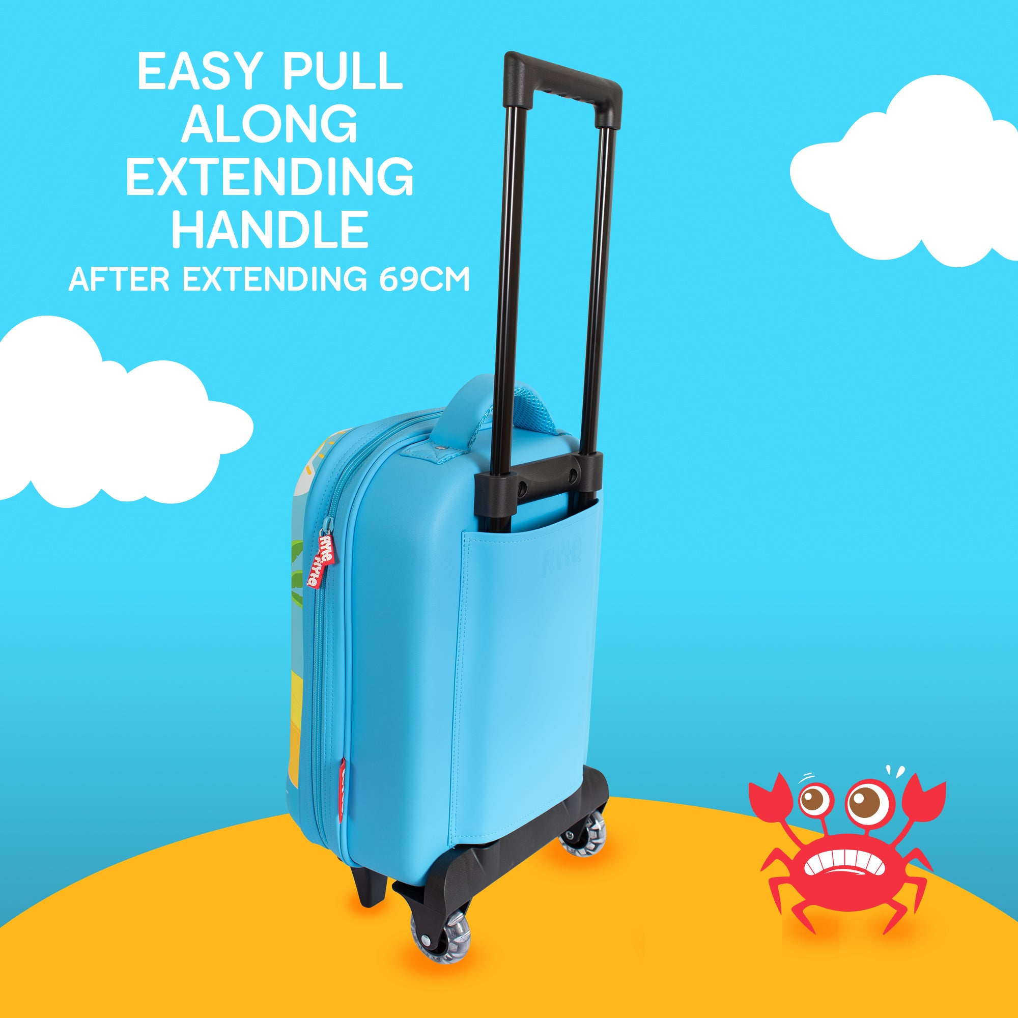 Flyte 2 Wheel 3D Hardtop Cabin Suitcase - Dinosaur