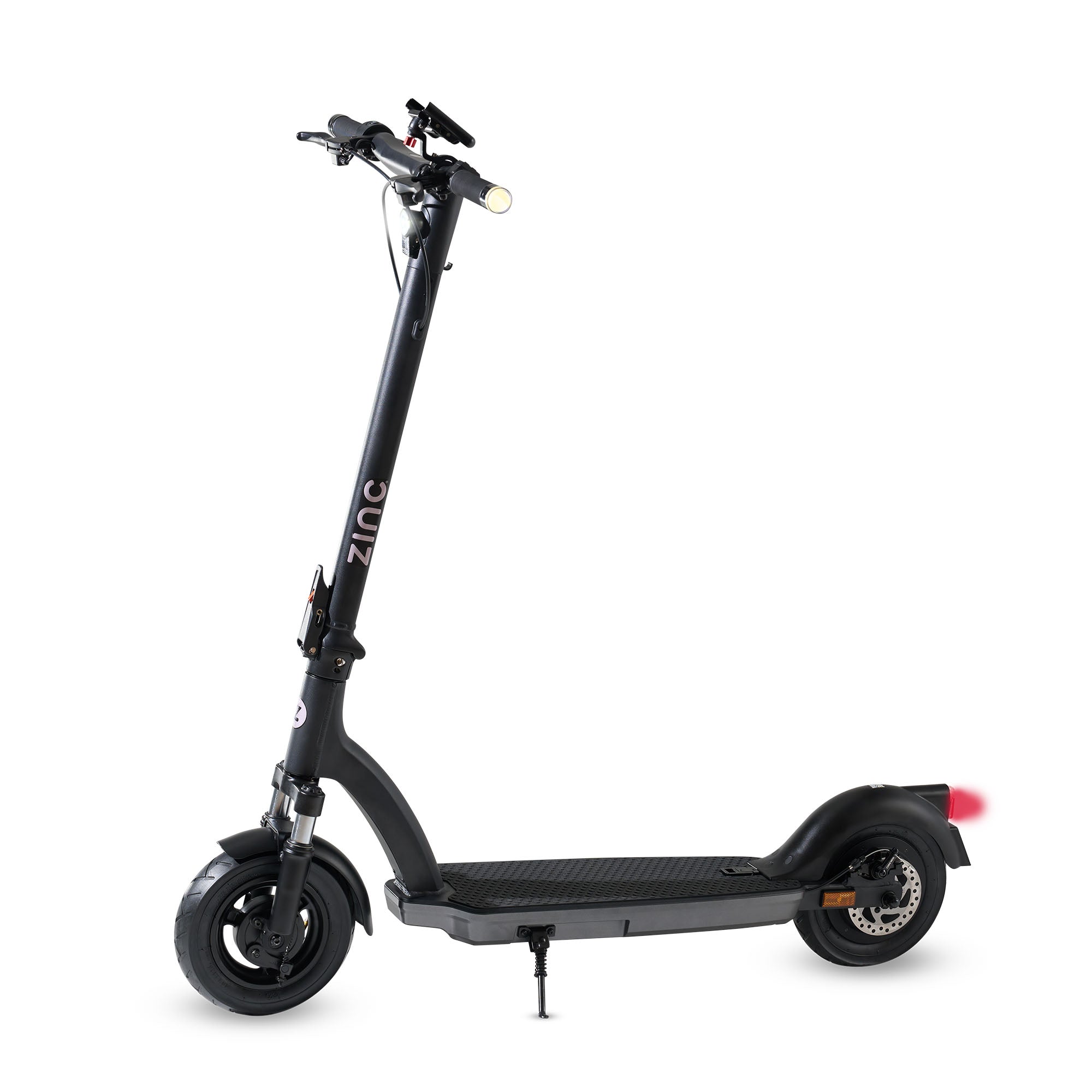 Zinc Velocity 2.0 500W folding electric scooter with 10-inch wheels and 34-mile range for urban commuting