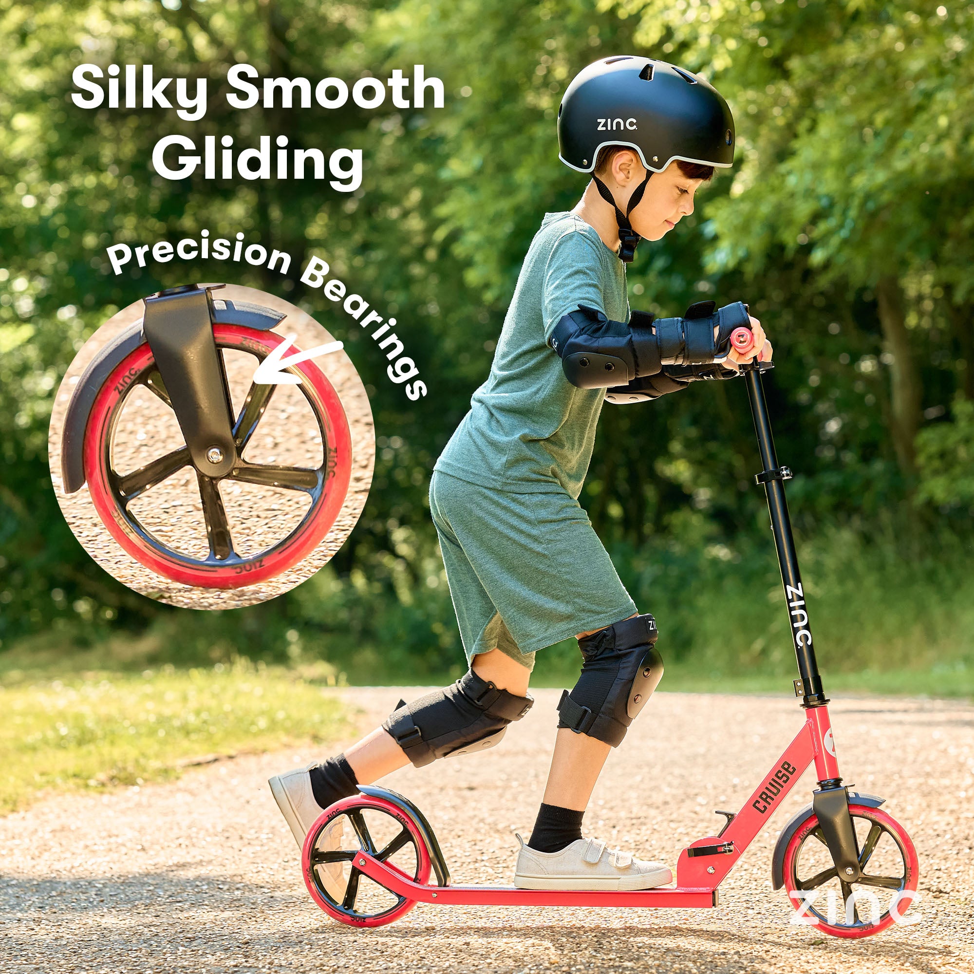 Zinc Cruise Scooter Bearing System - Professional Grade Bearings for Smooth Ride Quality