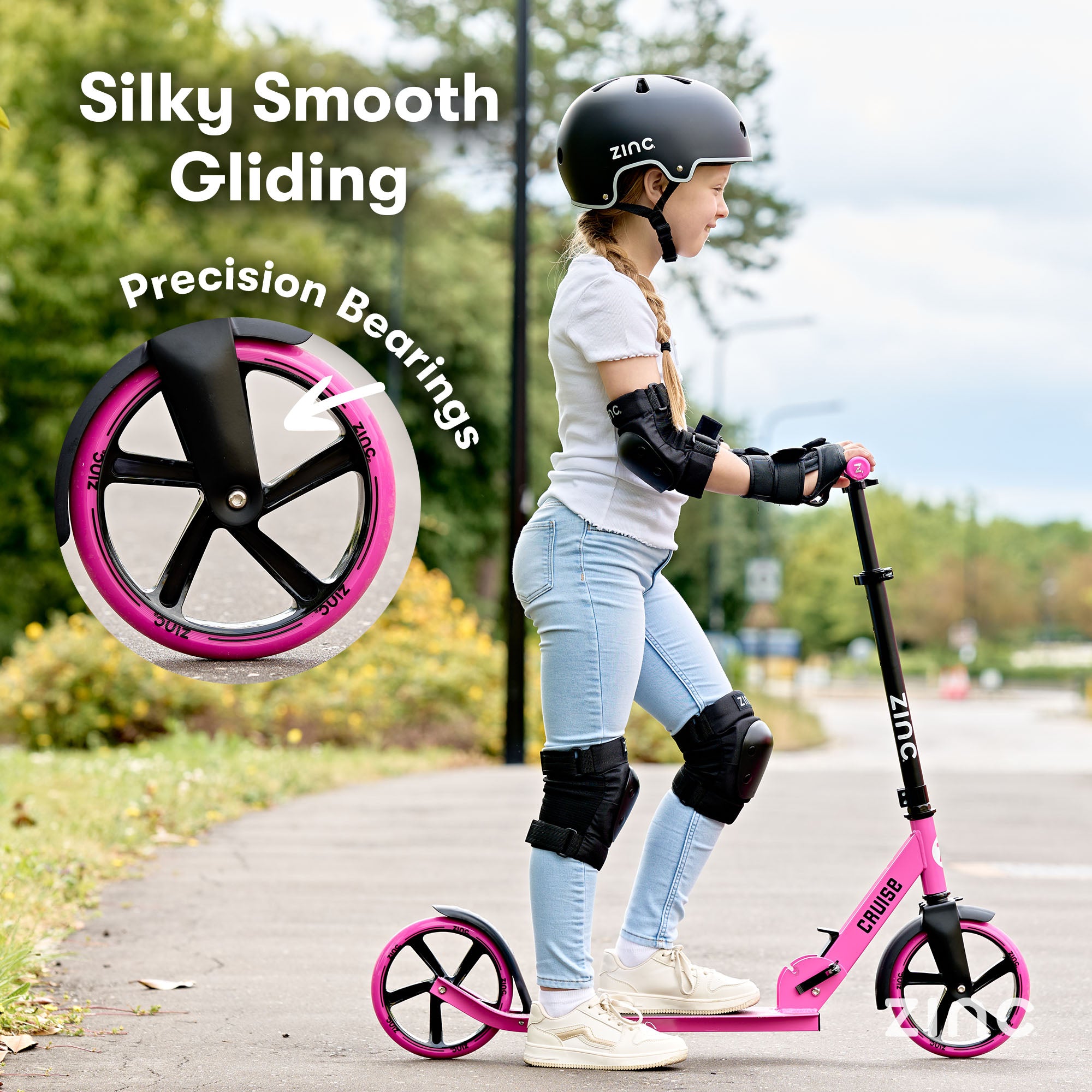 Zinc Cruise Scooter Precision Bearings - High-Quality ABEC Rated Bearings for Smooth Rolling