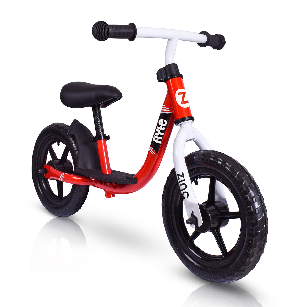 Zinc Flyte 12 Inch Dash Balance Bike - Red Kids Balance Bike for Ages 2+ Years