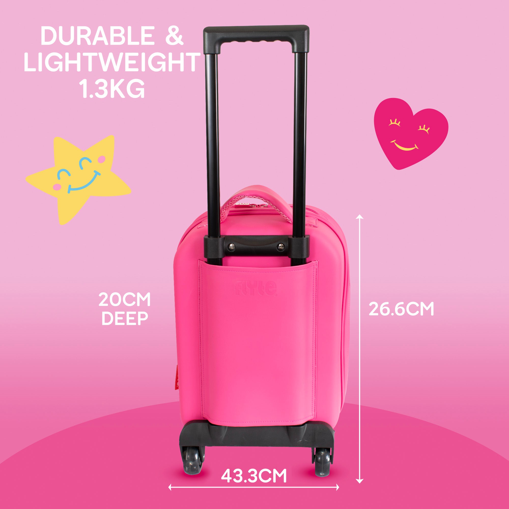 Flyte 2 Wheel 3D Hardtop Cabin Suitcase - Unicorn