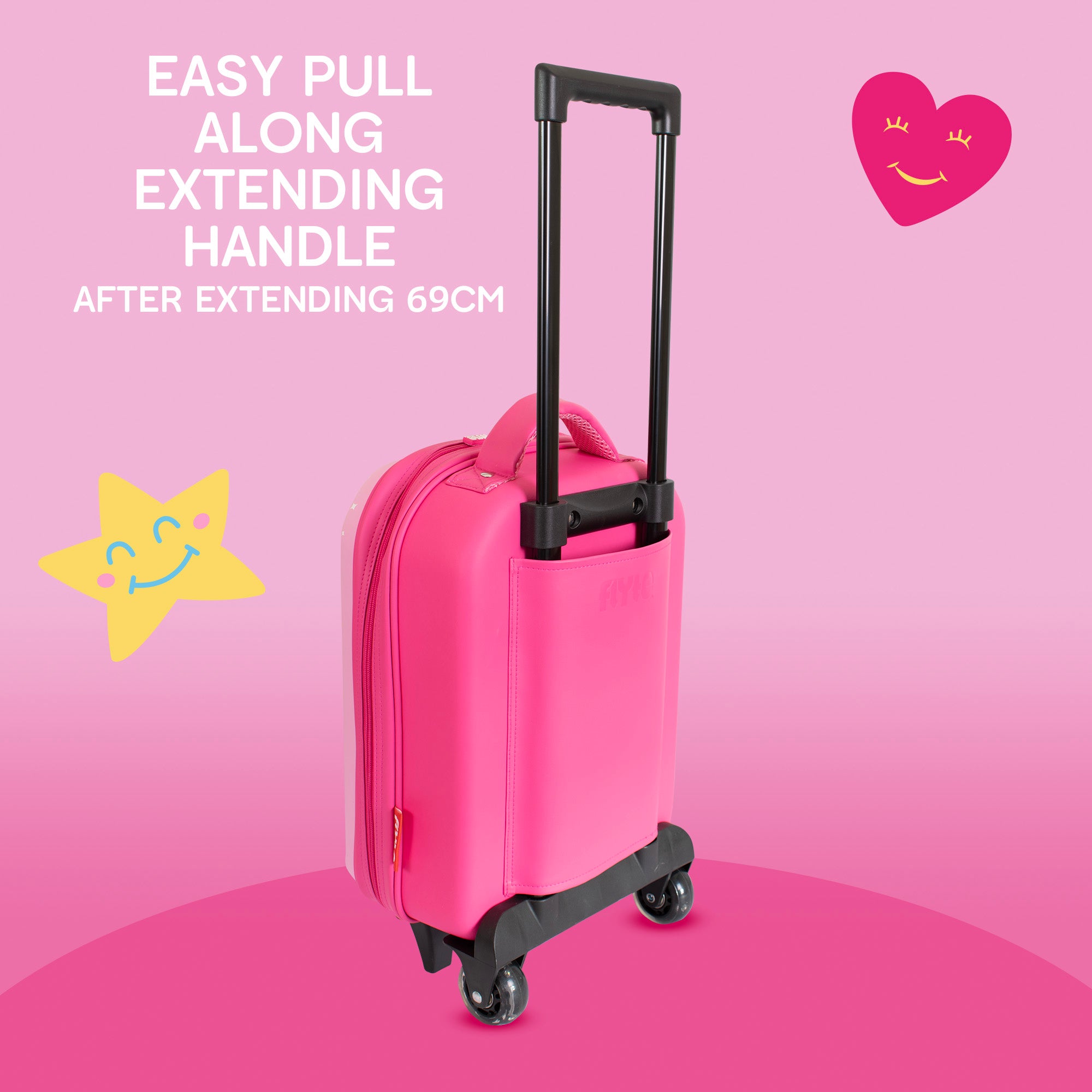 Flyte 2 Wheel 3D Hardtop Cabin Suitcase - Unicorn