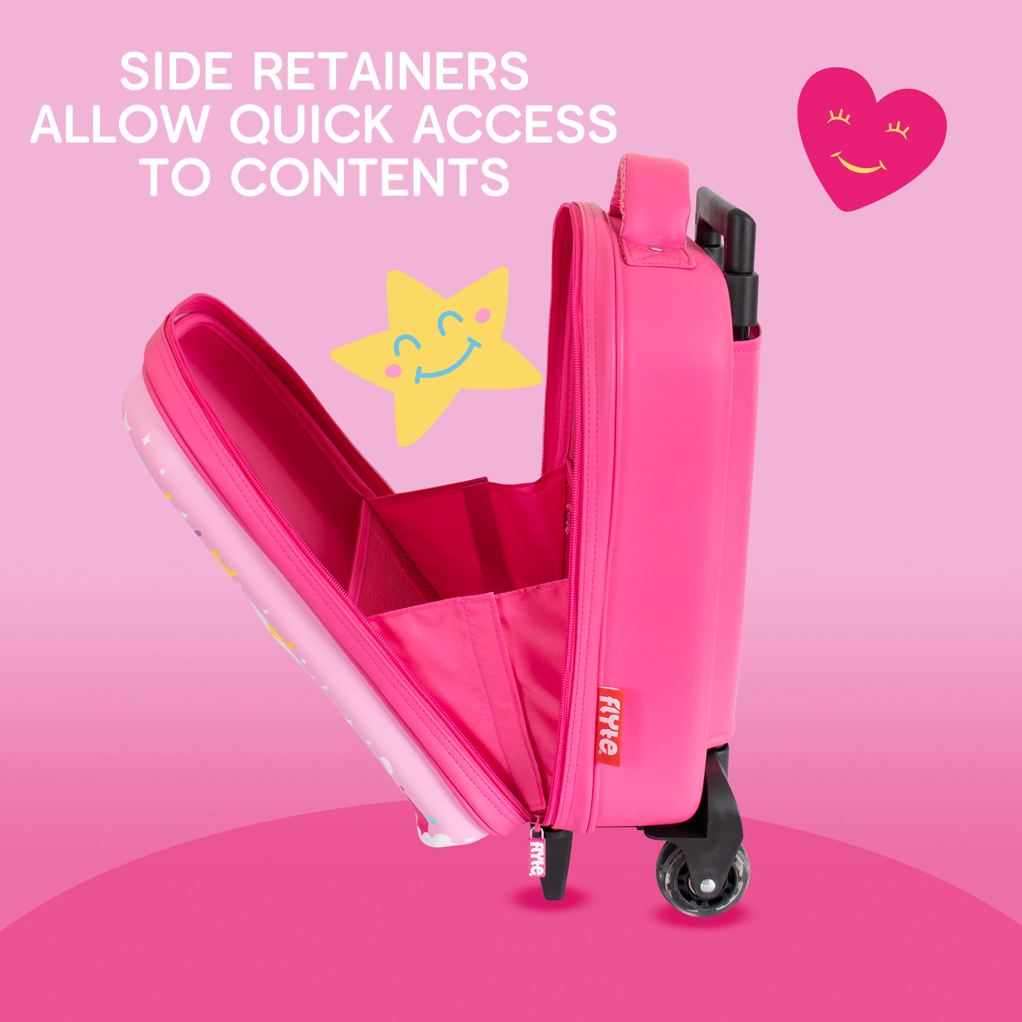 Flyte 2 Wheel 3D Hardtop Cabin Suitcase - Unicorn