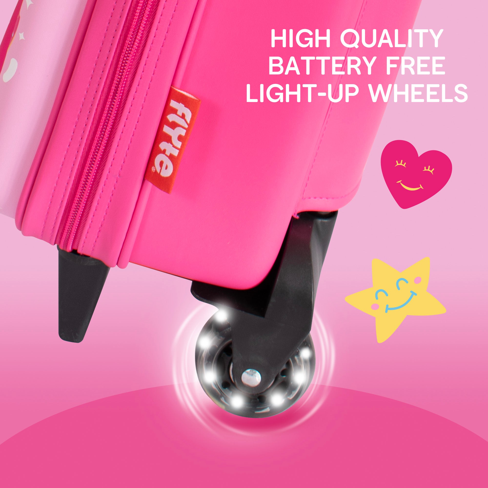 Flyte 2 Wheel 3D Hardtop Cabin Suitcase - Unicorn