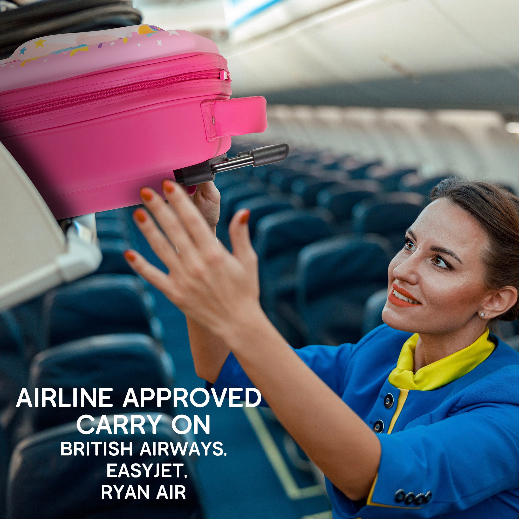 Flyte 2 Wheel 3D Hardtop Cabin Suitcase - Unicorn