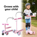 Zinc My First 3-in-1 Kids 3 Wheel Scooter Ride On