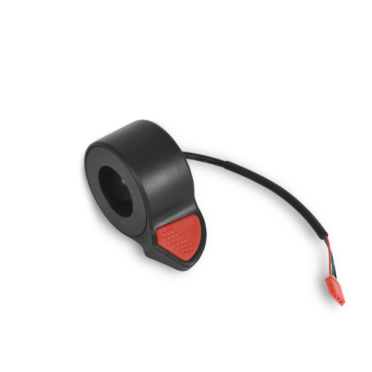 A black and red folding scooter brake with a cable, designed for 6 inch Eco and 8 inch Eco Plus electric scooters.