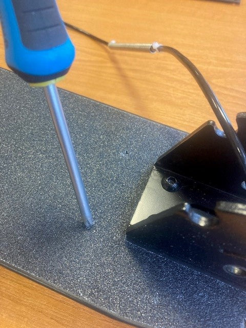 ZINC Eco electric scooter cable connection step 2 - preparing communication cable for installation