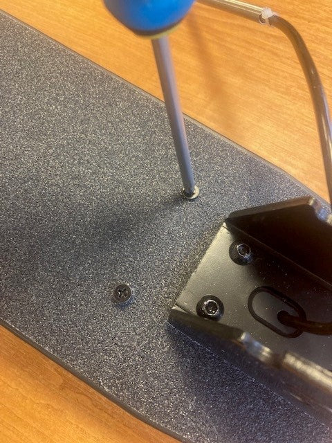 ZINC Eco electric scooter cable connection step 2 - preparing communication cable for installation