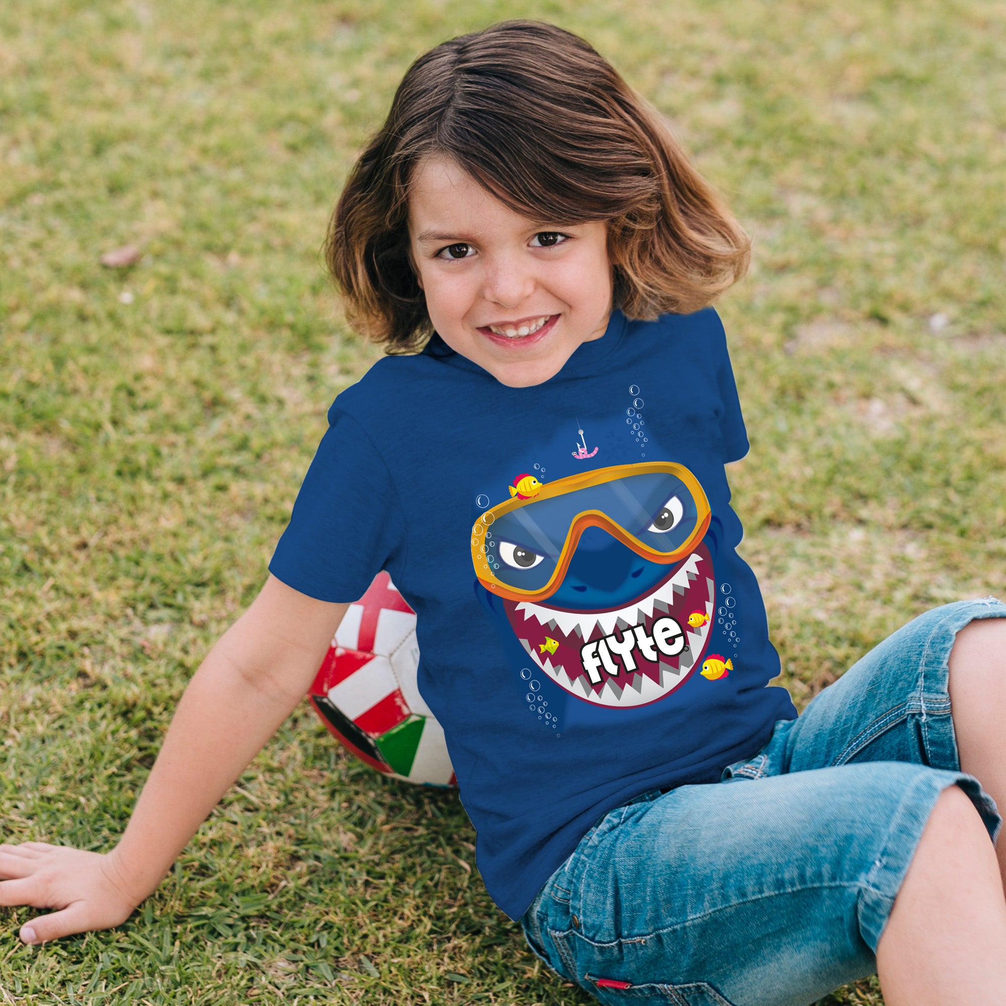 Zinc Flyte Children's Stormy The Shark T-Shirt