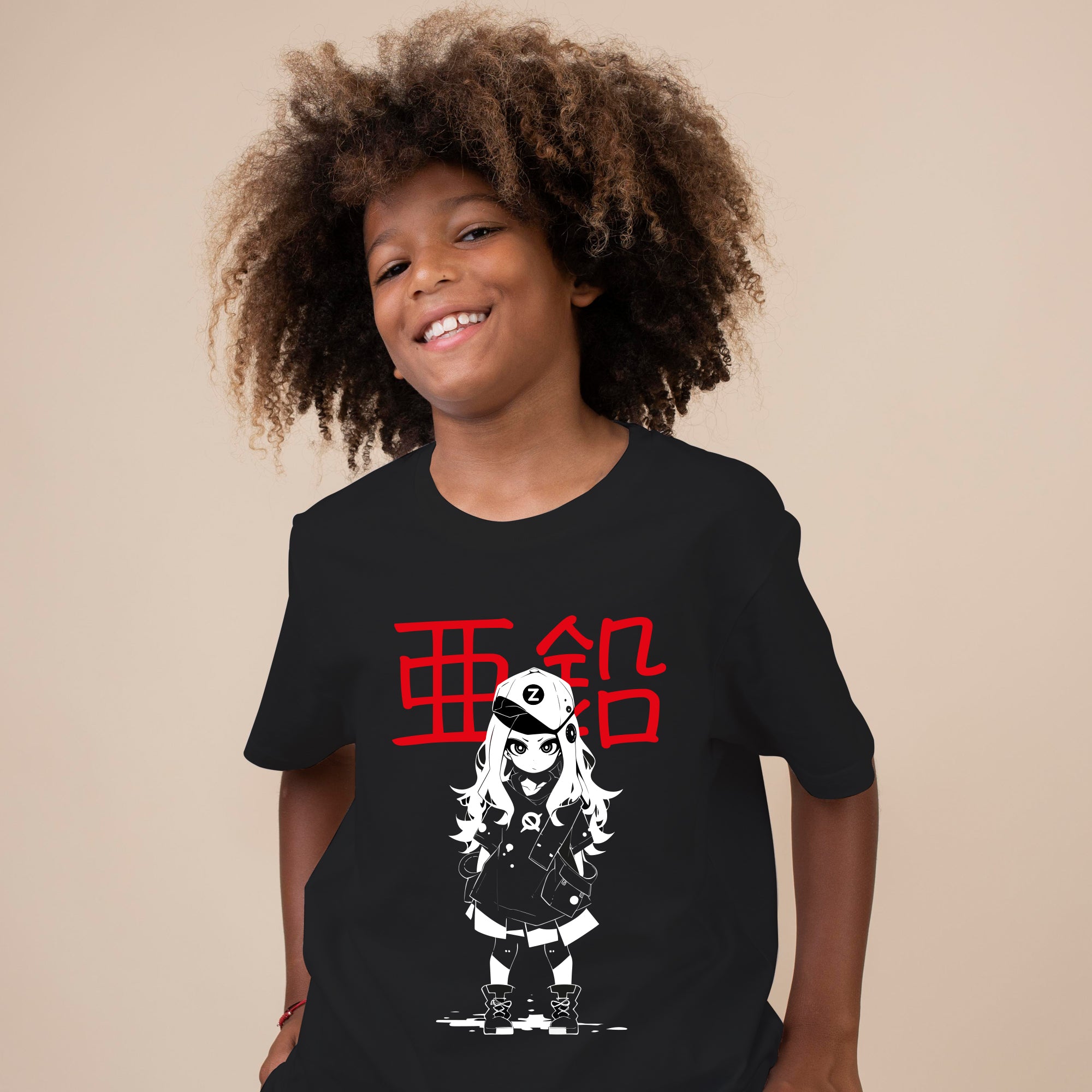 Zinc Youth's Organic T-Shirt Anime Warrior