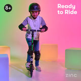 Zinc Brillz Light Up Big Wheeled Folding Scooter