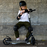 Zinc Brillz Light Up Big Wheeled Folding Scooter