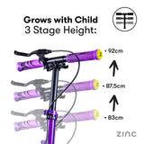 Zinc Big Wheeled Folding Verge Pro Scooter