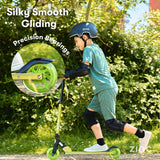 Zinc Two Wheeled Folding Light Up Identity Scooter