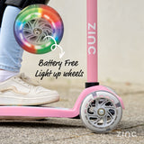 Zinc Superstar Non Folding Scooter with Light Up Deck and Light Up Wheels