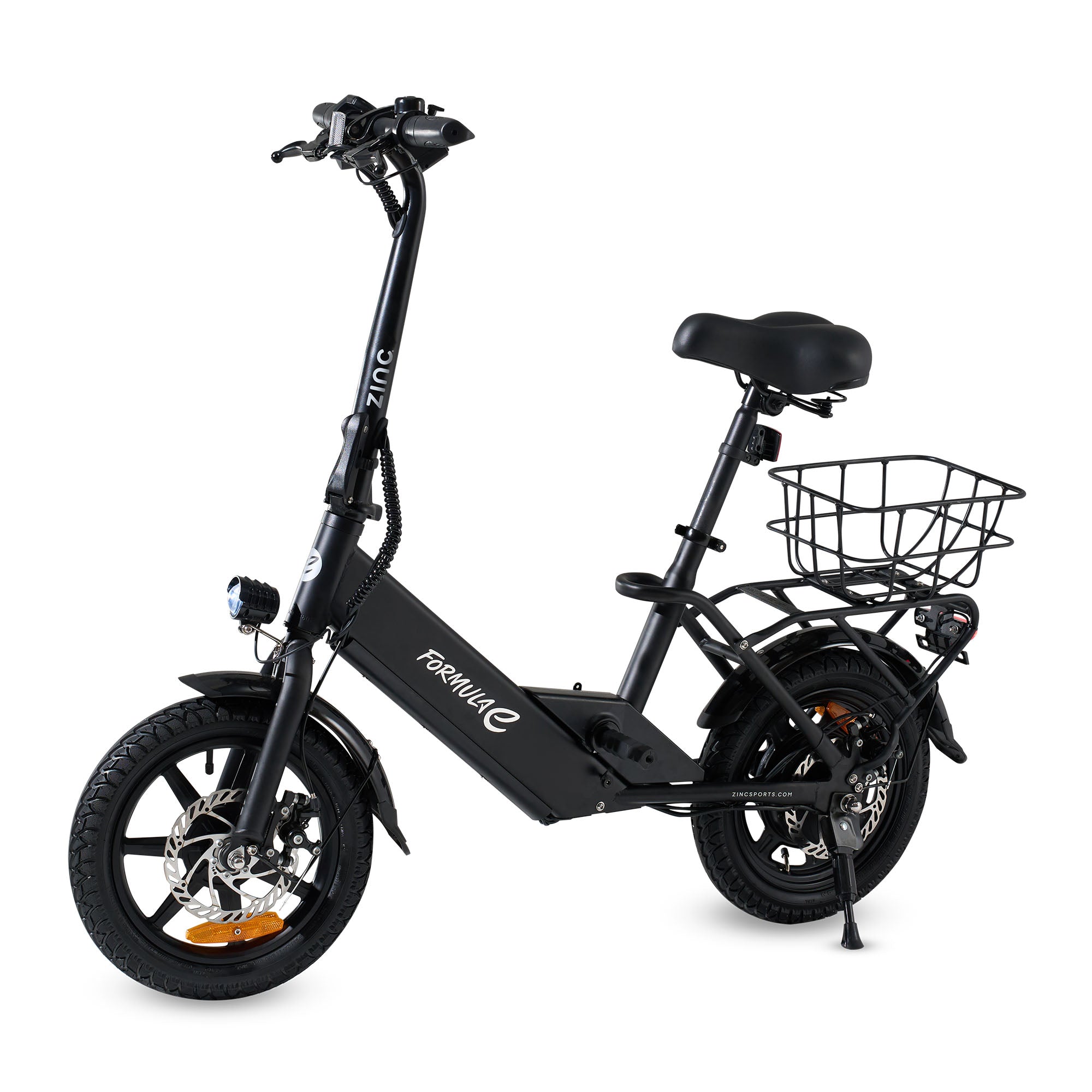 Zinc Formula E Venture electric seated scooter with 250W motor, 14-inch tyres and 120kg weight capacity
