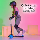 Zinc Three Wheeled Folding T-Motion Shine Scooter