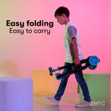 Zinc Three Wheeled Folding T-Motion Shine Scooter