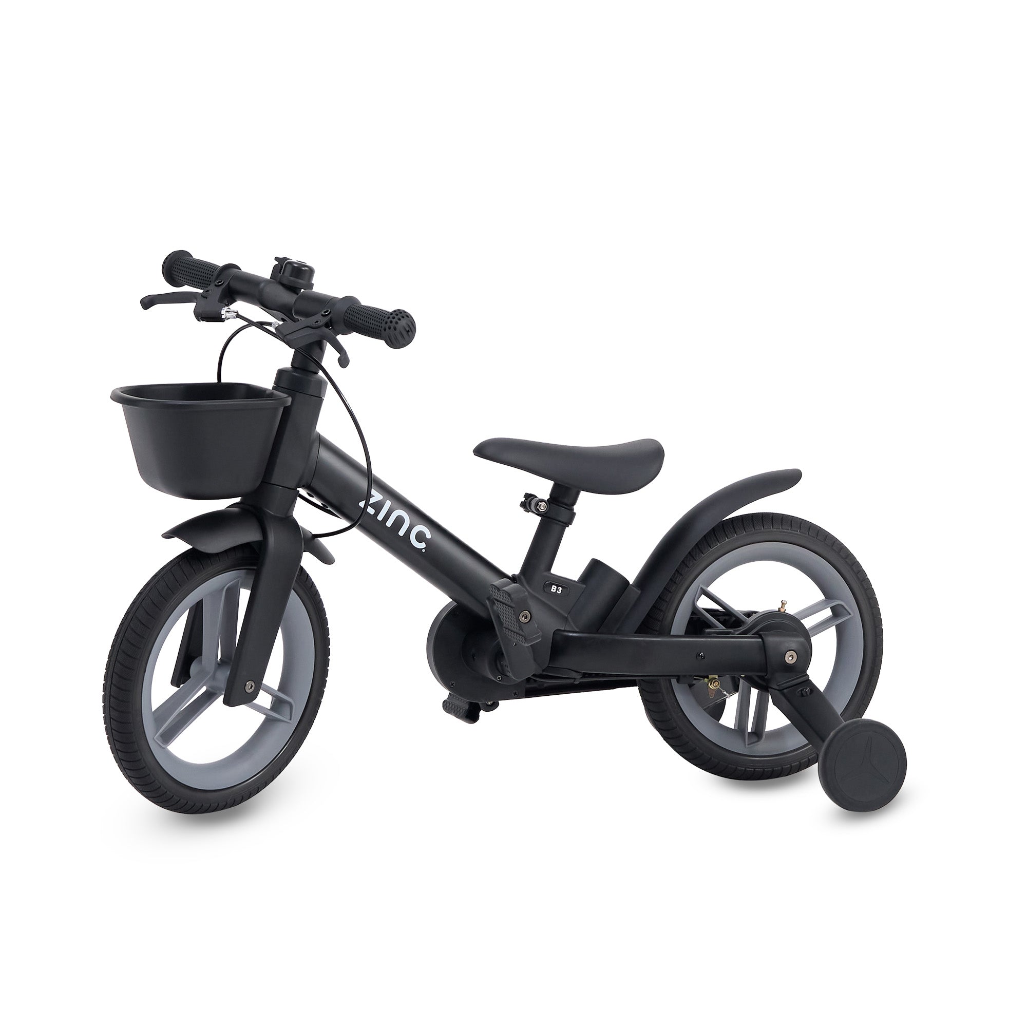 Zinc 5 stage multi functional training bike for kids ages 2-6 with removable stabilisers