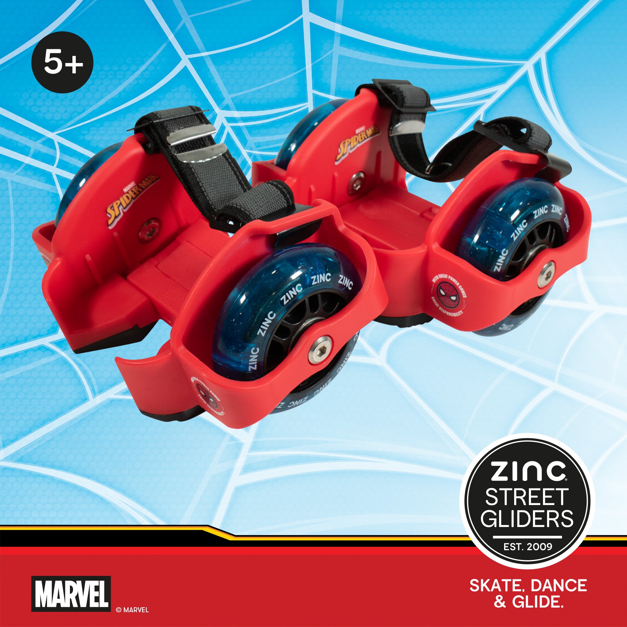 Zinc Marvel Spiderman Street Gliders