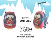 Perry the Penguin scooter suitcase promotional video highlighting arctic adventure theme and functionality