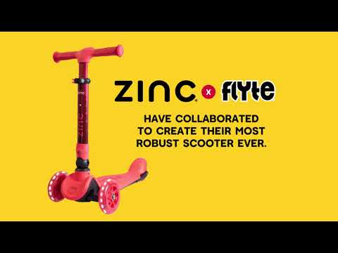 Zinc x Flyte video of the 3 wheeled scooter