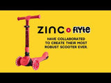 Zinc Flyte Three Wheeled Folding Scooter