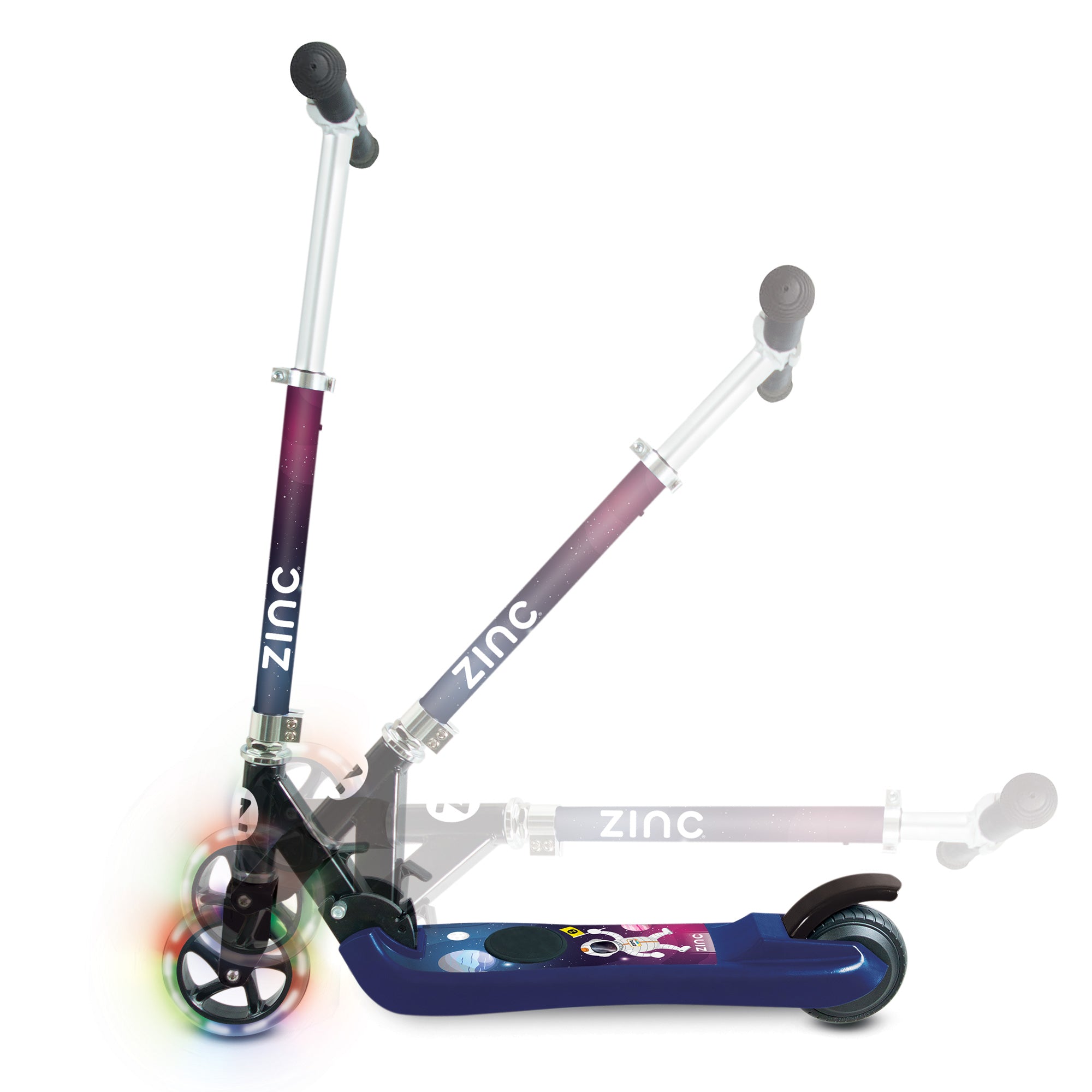 Zinc E4 Electric Folding Scooter - Spaceman