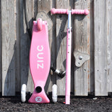 Zinc Superstar Non Folding Scooter with Light Up Deck and Light Up Wheels