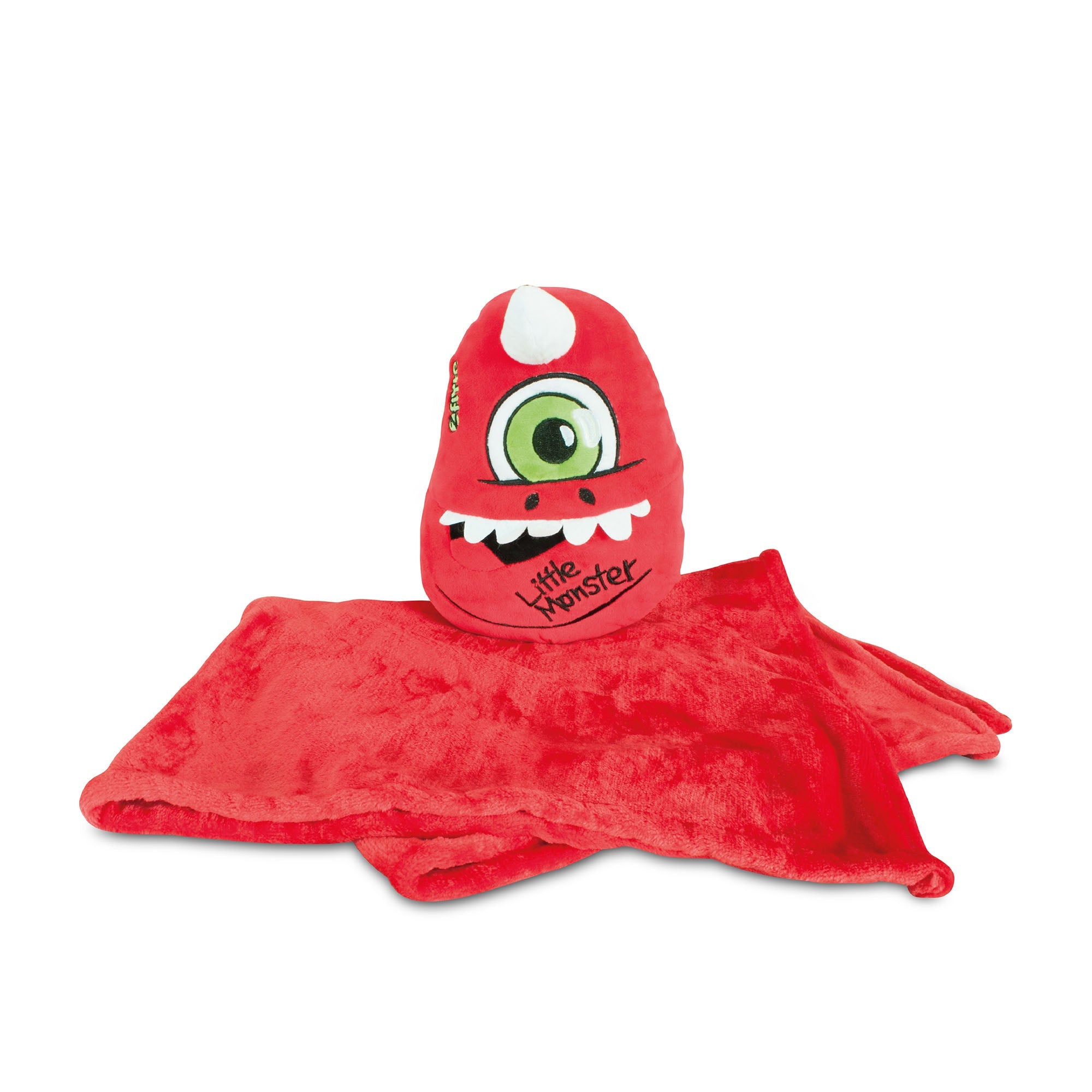 Zinc Flyte Plush Sid Cyclops showing detailed character design and high-quality plush with blanket