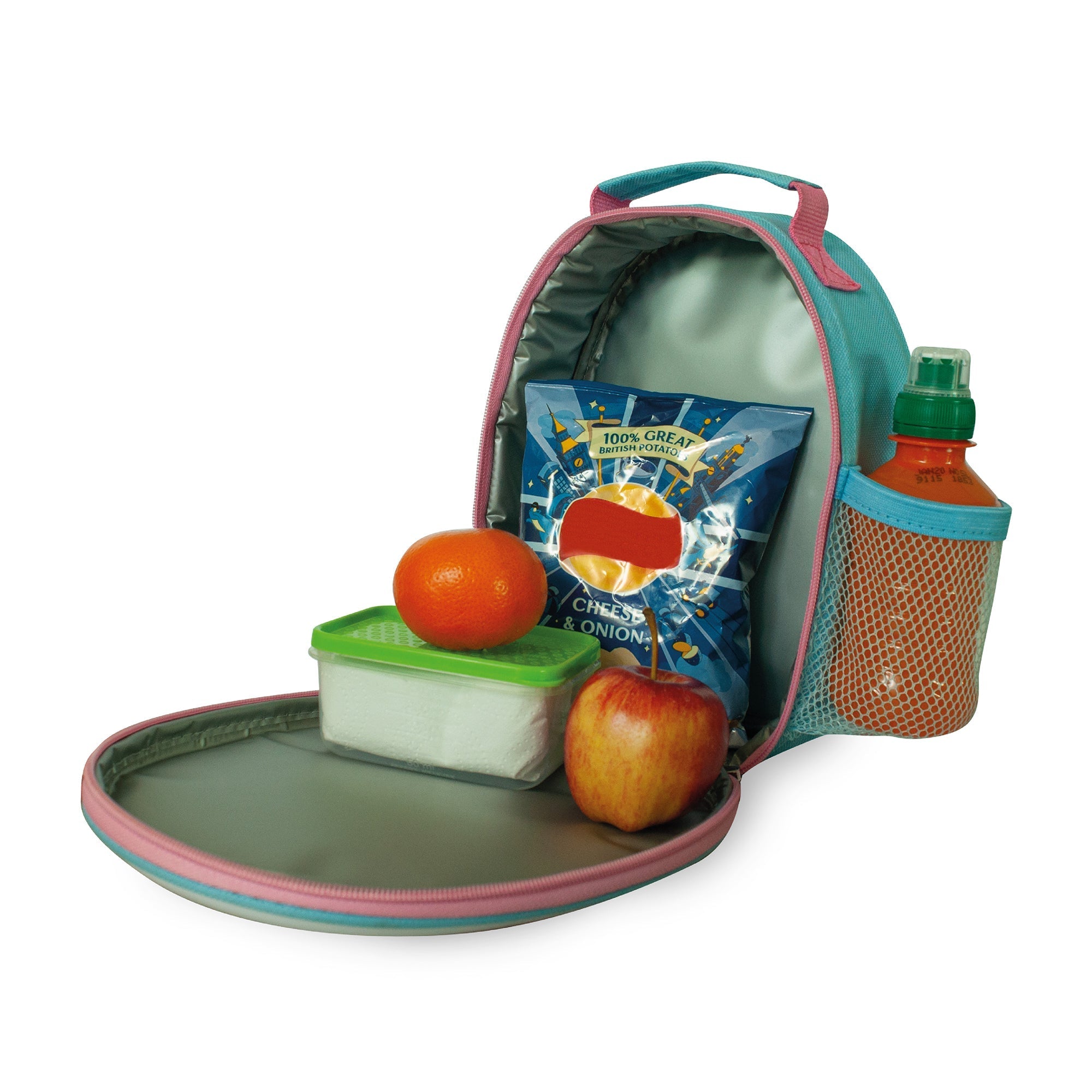 Flyte lunch bag unicorn design close-up - durable kids insulated lunch box by ZINC