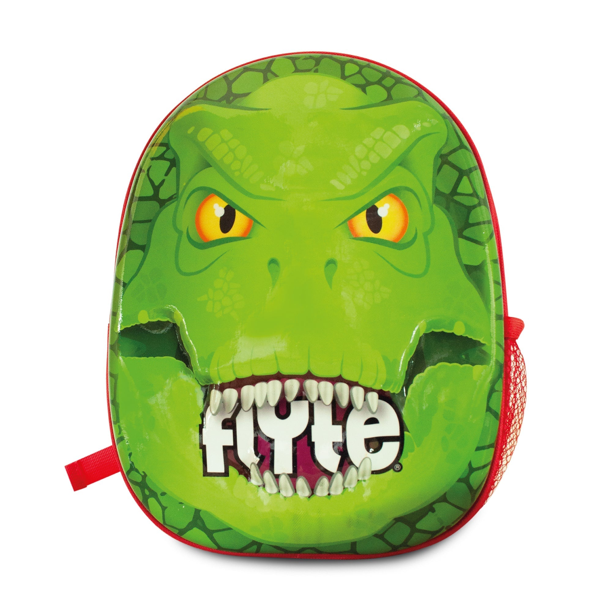 Zinc Flyte Backpack Darwin the Dino design - children's dinosaur school bag with fun character features