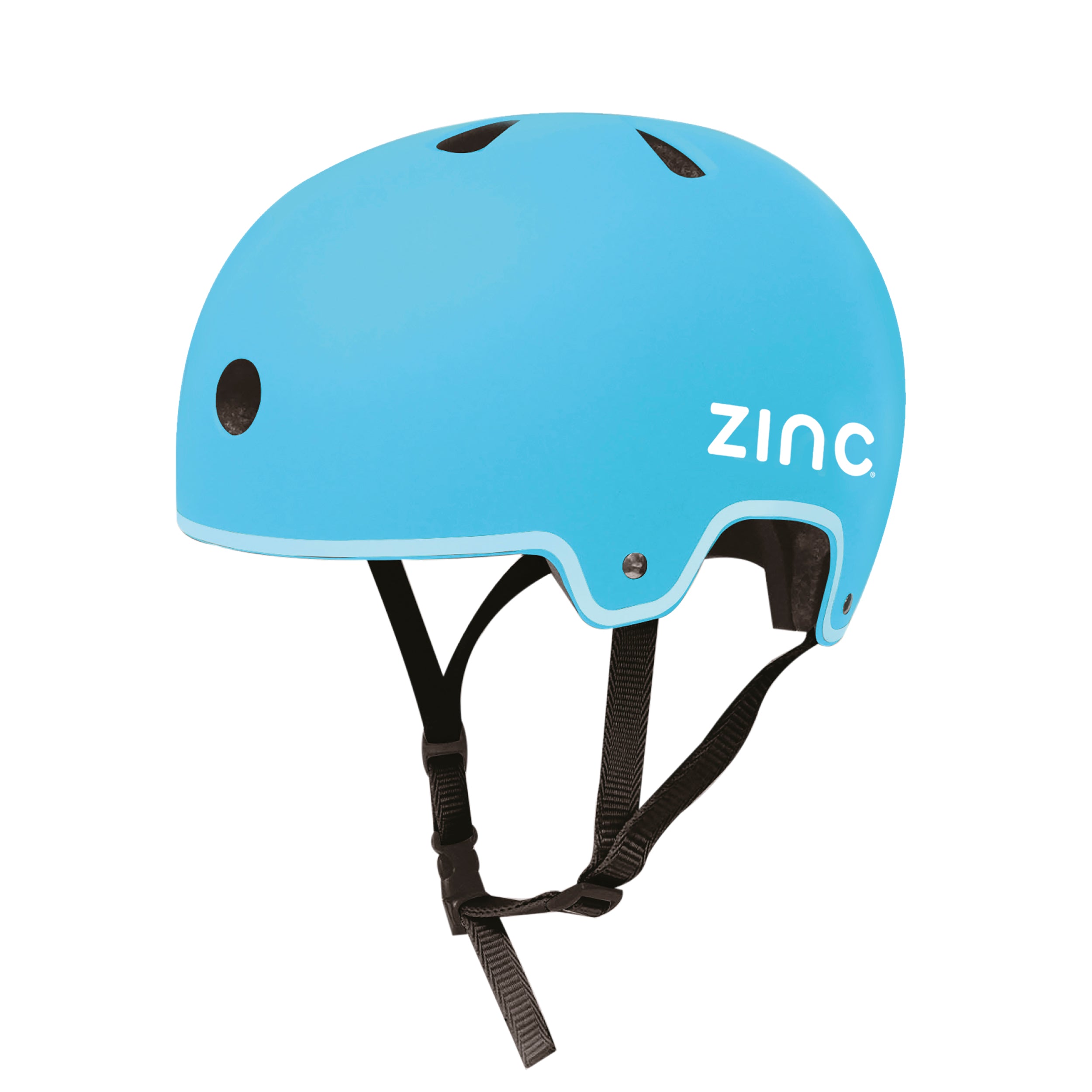 Zinc Move blue safety helmet for scooters and bikes - fits head sizes 50-56cm