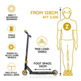 Zinc Goldrush Pro Series Stunt Scooter