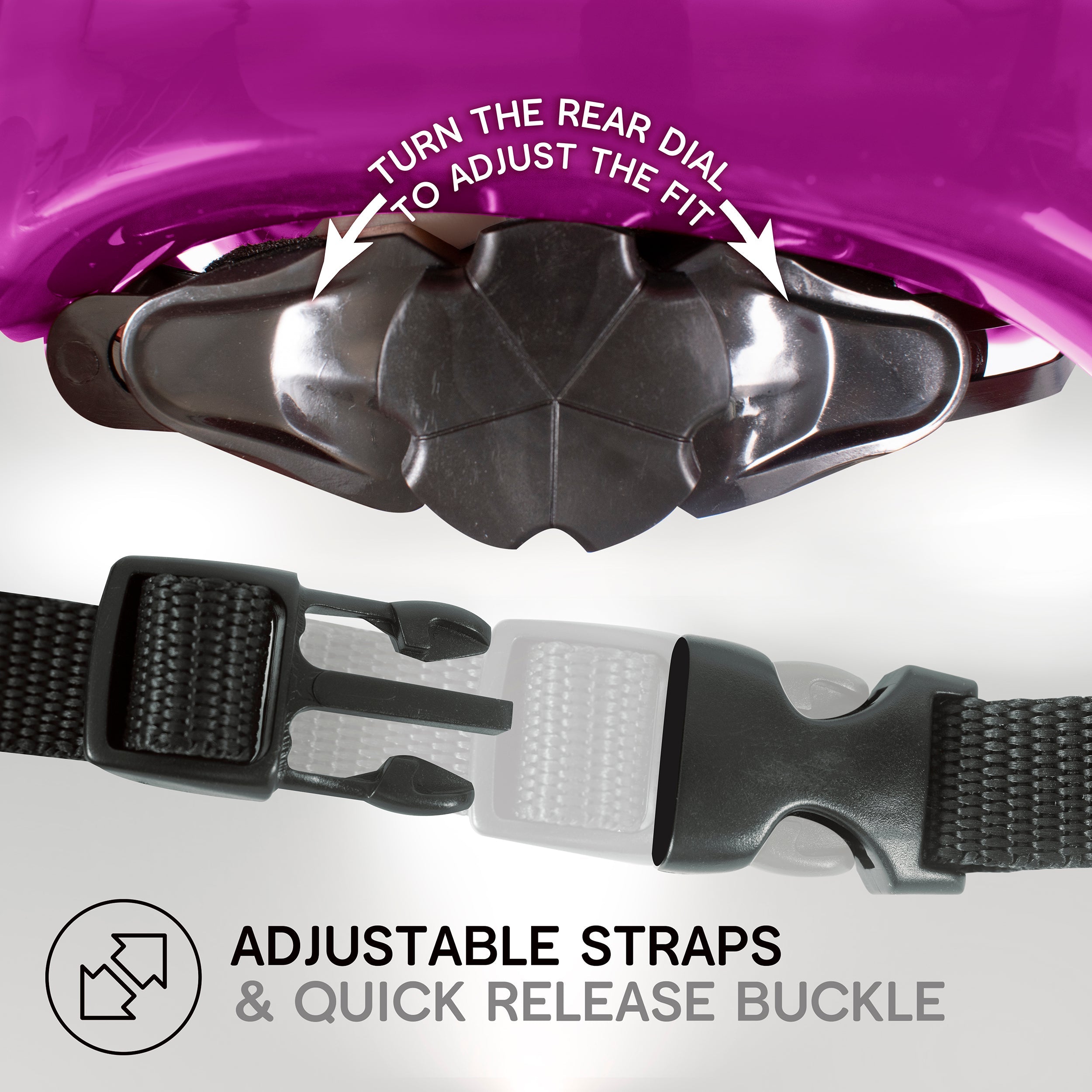 Zinc children's plumb bike helmet angle view highlighting safety features and bold visibility design