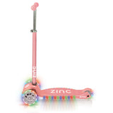 Zinc Superstar Non Folding Scooter with Light Up Deck and Light Up Wheels