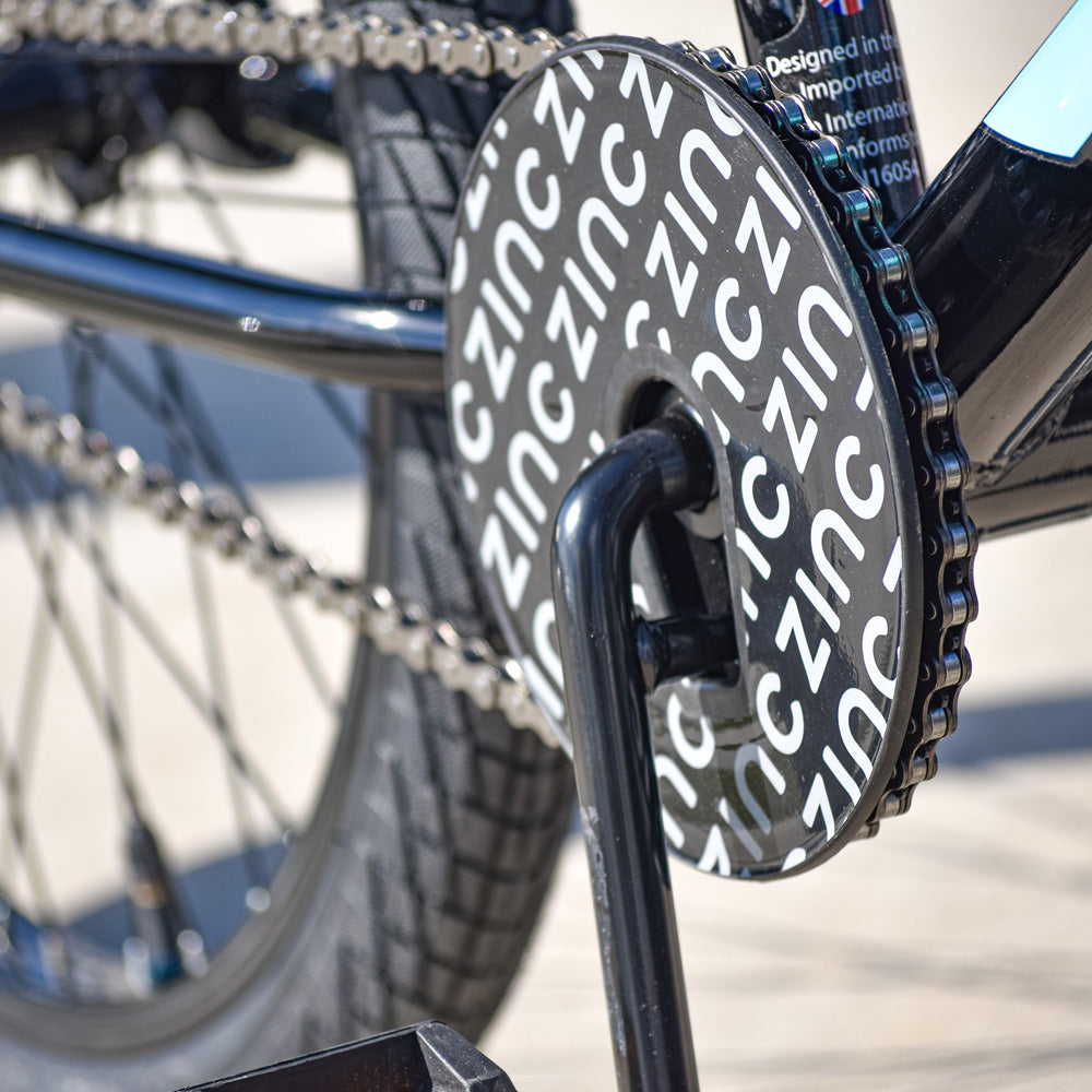 ZINC brand chain detail with logo print - Switch BMX Bike component