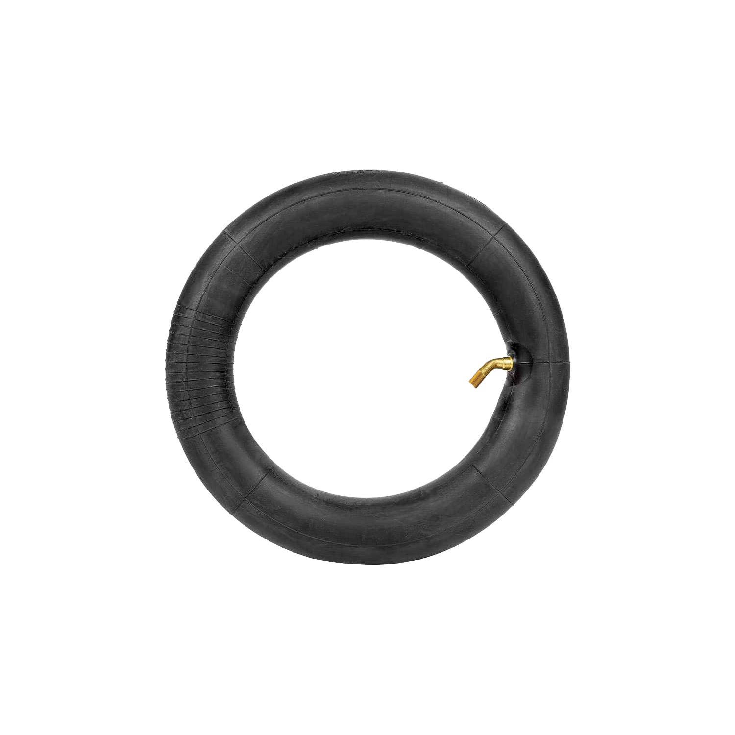 A black inner tube suitable for the front wheel of an 8 inch Eco Plus Electric Scooter.